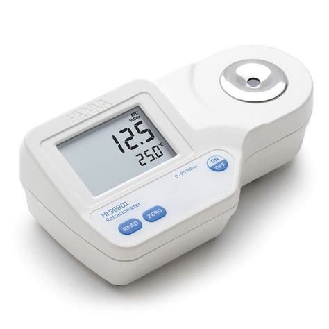 digital refractometer for brix measurement in food|brix refractometer manual.